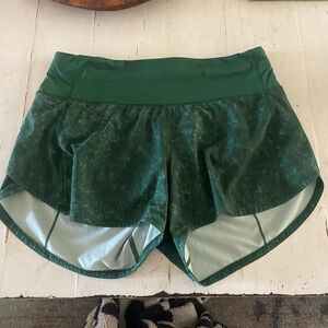 Lululemon Green Women's Athletic Shorts